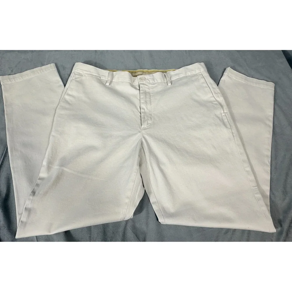 BR Banana Republic Pants Mens 36x32 Beige Tapered Fit Chino RMC Preppy‎ Academia